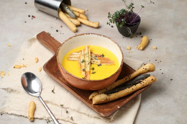 Կարտոֆիլով և Մոցառելա պանրով ապուր 