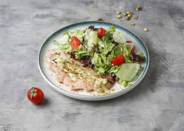 Ծովախեցգետնով Կեսար Աղցան 