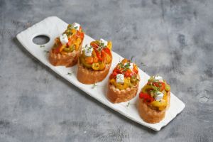 Բրուսկետա Պղպեղով և Ֆետայով